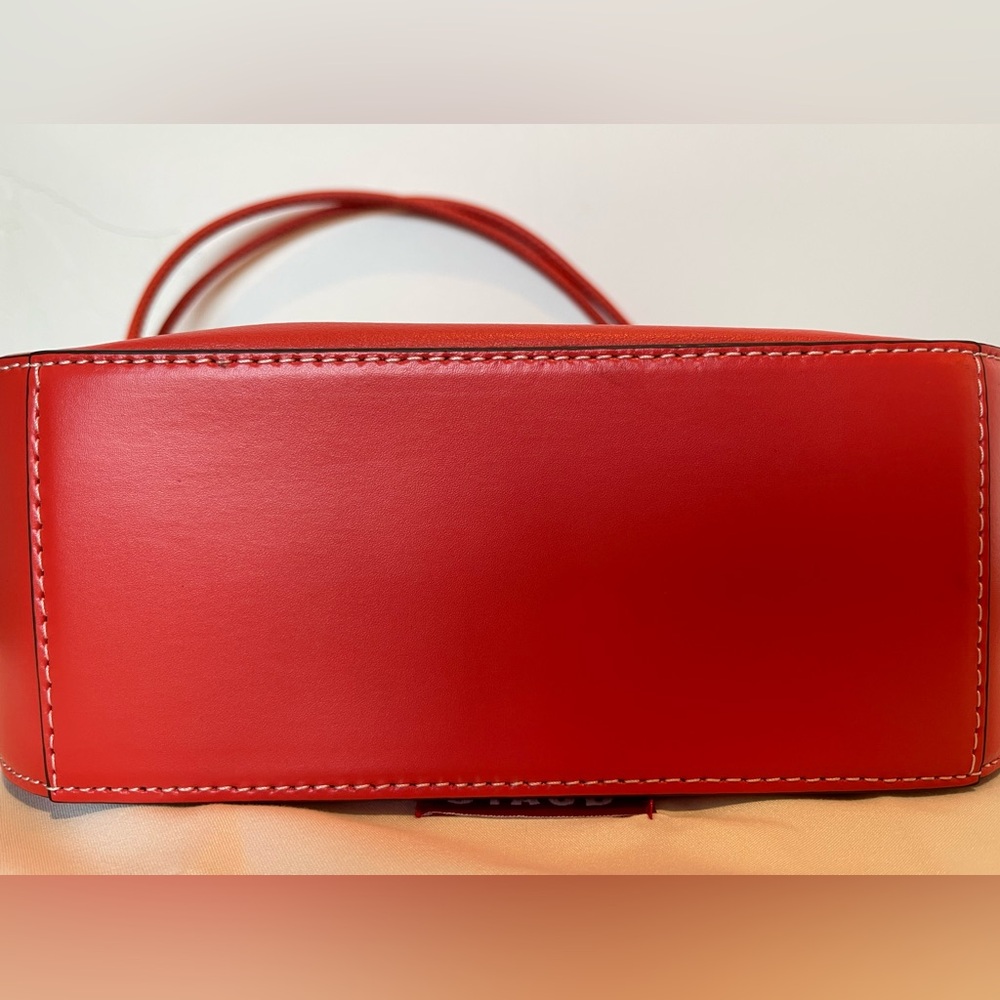 Staud Kiki Shoulder Bag Blood Orange - Picture 10 of 15